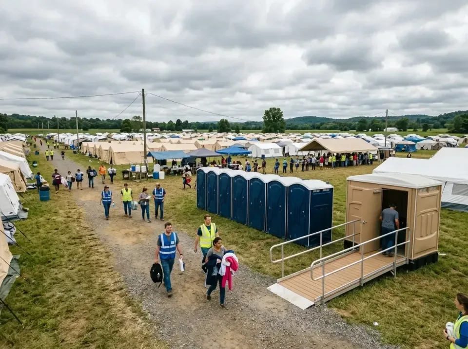 disaster-relief-camp-restrooms-010 — frequently asked questions, Dumpster & Portable Bathrooms Rental in Caro, MI